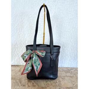 Vintage COACH Sonoma Leather Bag Black Pebble Shoulder Purse 6810